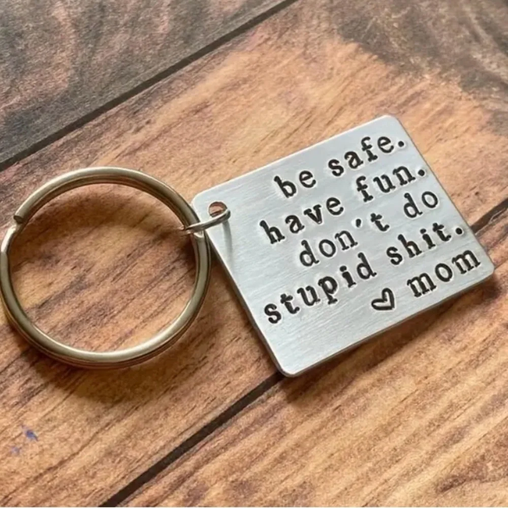HUMOROUS & ADULT KEYCHAINS “DRIVE SAFE” MULTIPLE STYLES SEE PHOTOS
